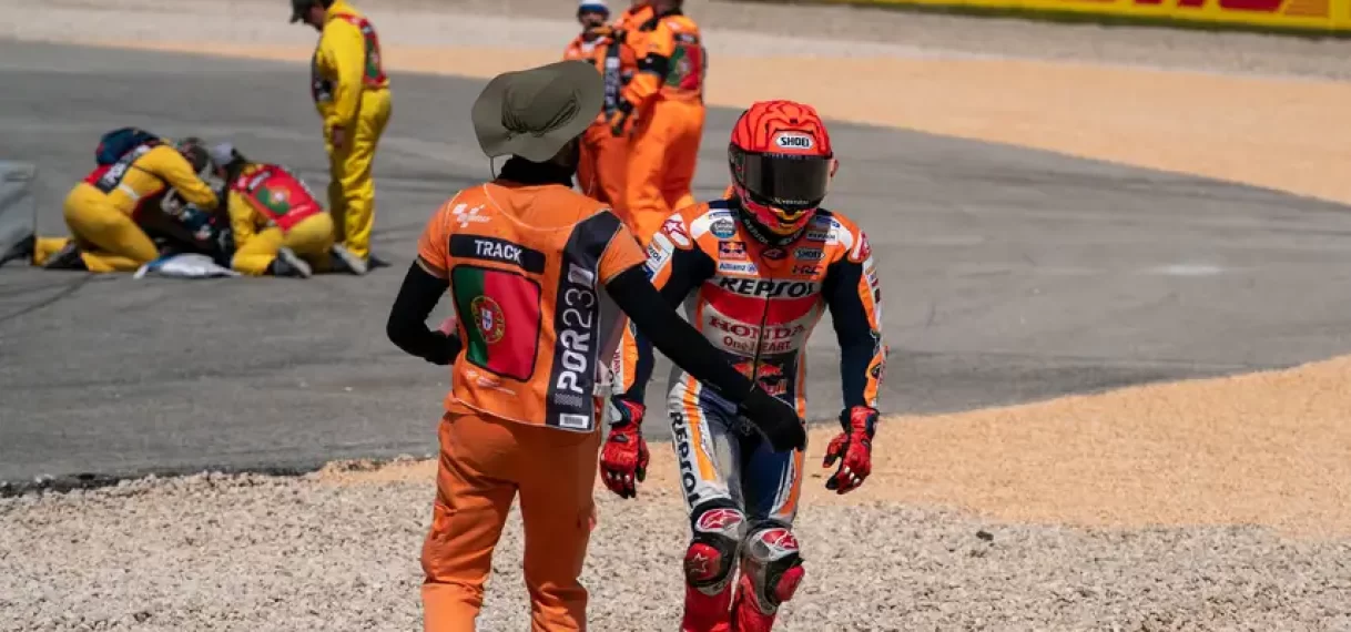 Márquez mist Grand Prix van Argentinië na zware val tijdens openingsrace