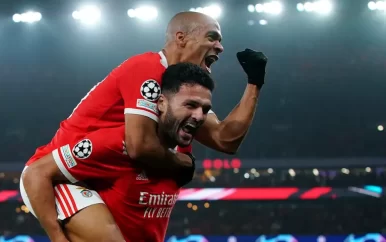 Benfica overklast Brugge van Lang en scorende Meijer en is kwartfinalist in CL