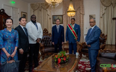 Ambassadeurs van Thailand en Pakistan bieden geloofsbrieven aan president