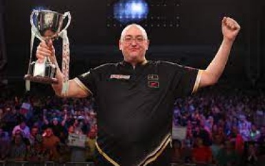 Andrew Gilding wint UK Open Dartstoernooi