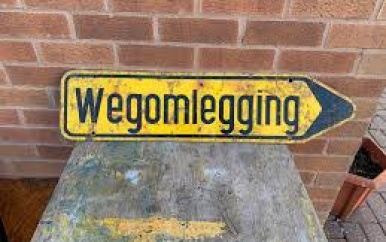 Wegomlegging i.v.m herstelwerkzaamheden riolering H.D Benjaminstraat.