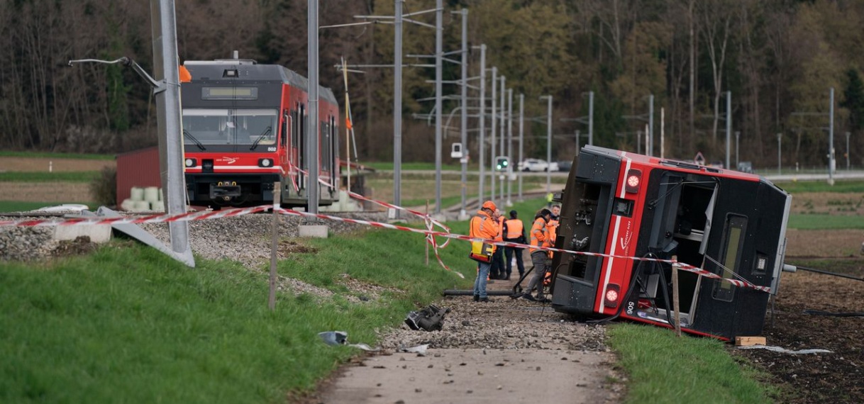 Twee treinongelukken in Zwitserland