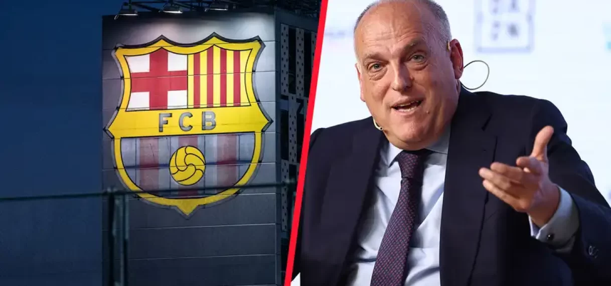 Barcelona eist vertrek voetbalbaas Tebas wegens ‘vals bewijs’ in omkopingszaak