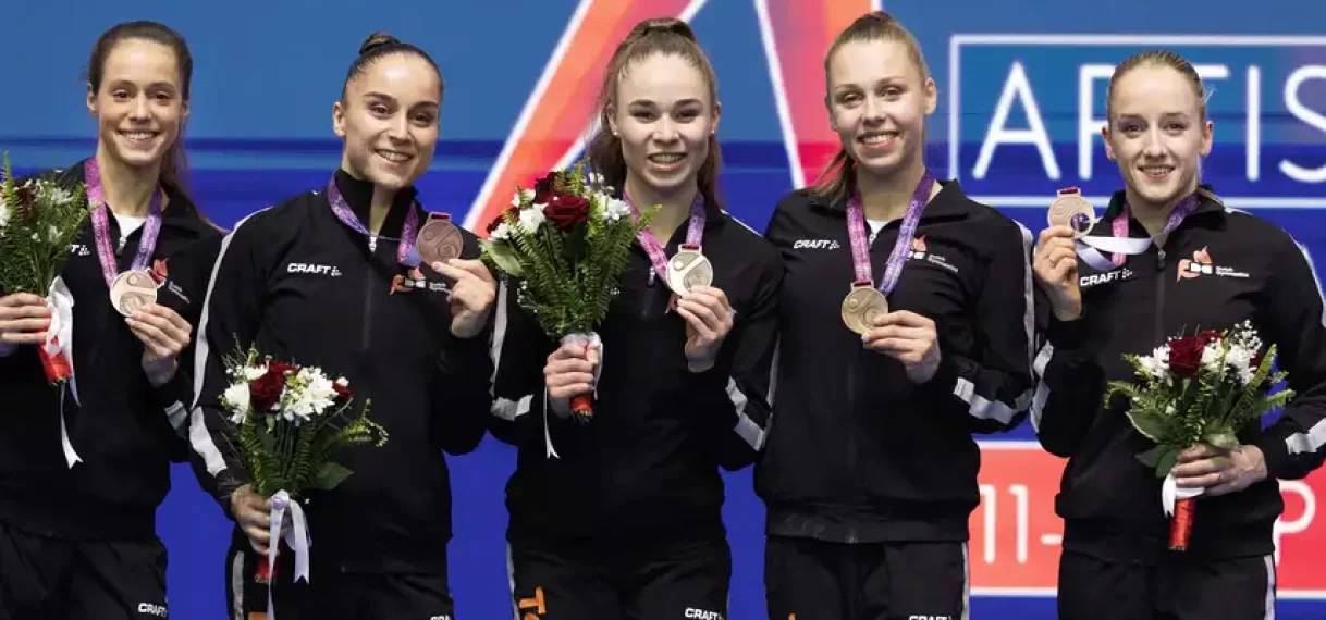 Turnsters veroveren voor het eerst sinds 2018 EK-brons in landenwedstrijd