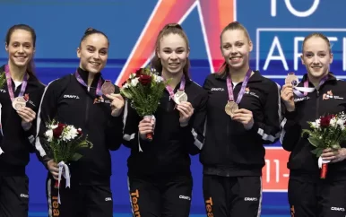 Turnsters veroveren voor het eerst sinds 2018 EK-brons in landenwedstrijd