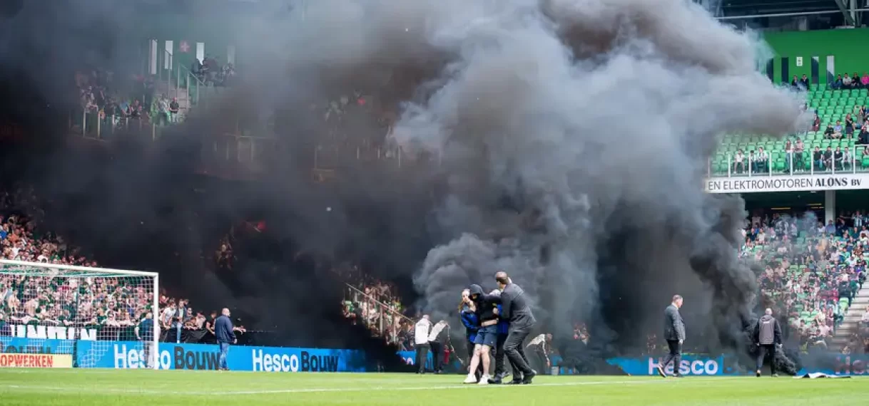 FC Groningen greep tegen Ajax niet in uit angst voor vechtpartij