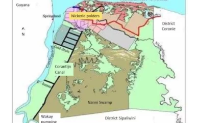 US$ 30 miljoen gemoeid met herstel waterschappen Nickerie