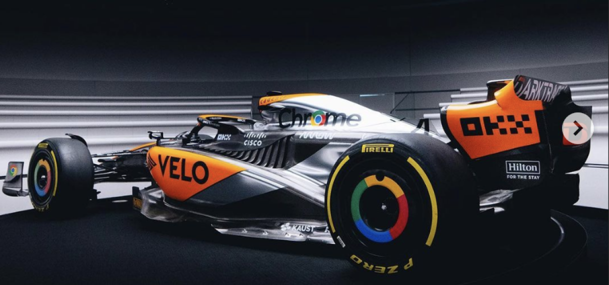 McLaren met chroomauto naar Britse GP