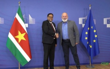 EU voorstander behoud carbon negatieve status Suriname