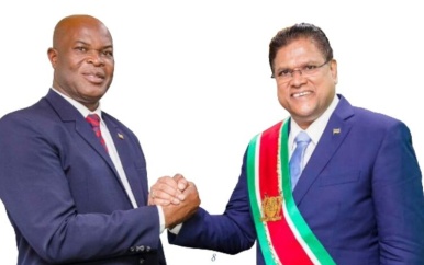 Schuldenlast aanzienlijk verminderd in 3 jaren kabinet Santokhi-Brunswijk