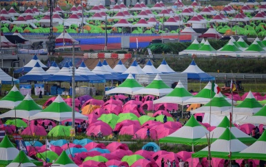 Na hitte nu orkaan op komst: scouts jamboree Zuid-Korea