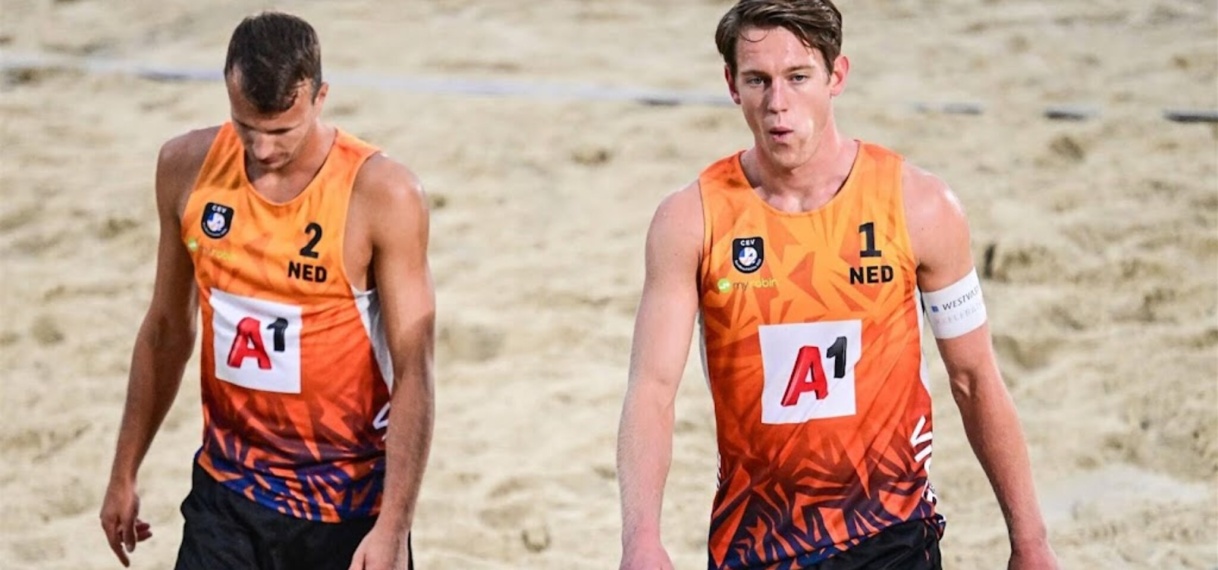 Beachvolleyballers Luini en De Groot onderuit in finale EK