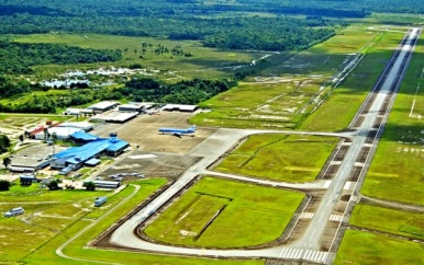 Koperen bedrading landingssysteem op luchthaven gestolen