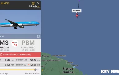 DNA verontwaardigd over uitwijken van vliegtuigen