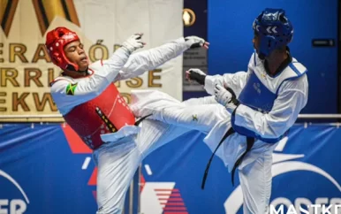 Surinaamse taekwondoselectie naar Brazilië