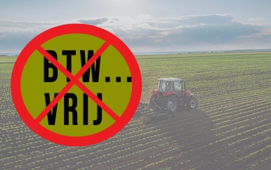 Geen BTW vrijstelling voor agrarische sector