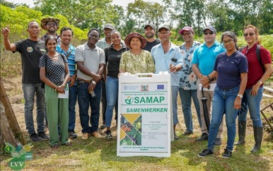 Boeren Saramacca delen ervaringen over Cassaveproject