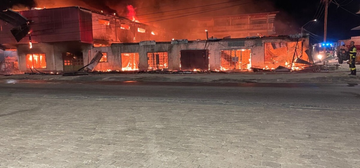 Pand aan de Kwattaweg werd volledig verwoest door brand