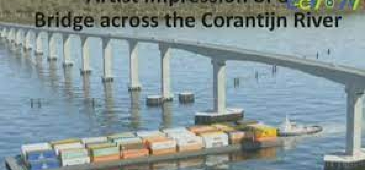 Biedingen Corantijnbrug binnen – Ballast Nedam en China Road and Bridges in de race