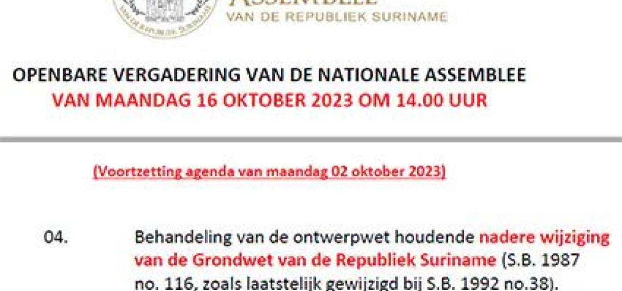 Historische overwinning voor Suriname door invoeren gewijzigd Kiesstelsel