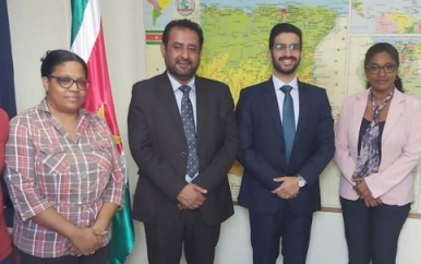Suriname ontvangt delegatie Saudi fund for Development
