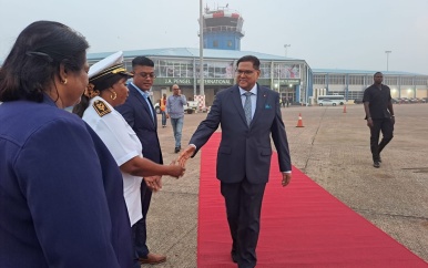 President Chandrikapersad Santokhi naar Saoedi-Arabië