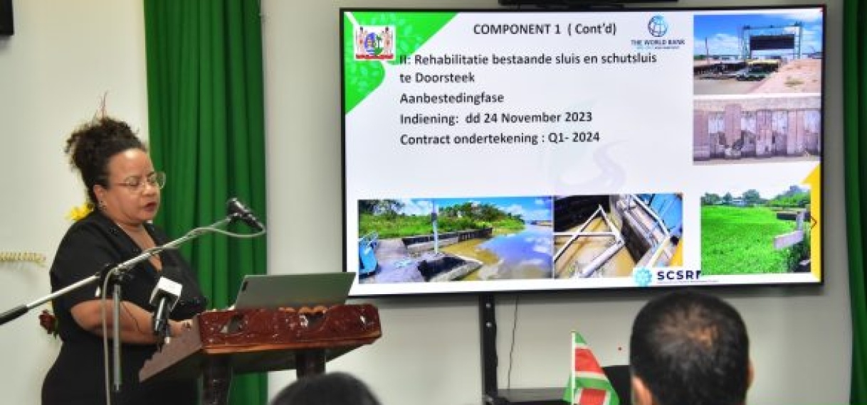 Rehabilitatie werkzaamheden Saramacca kanaal