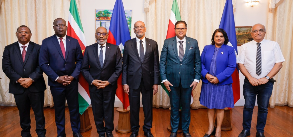 Haïtiaanse premier brengt bezoek aan Suriname