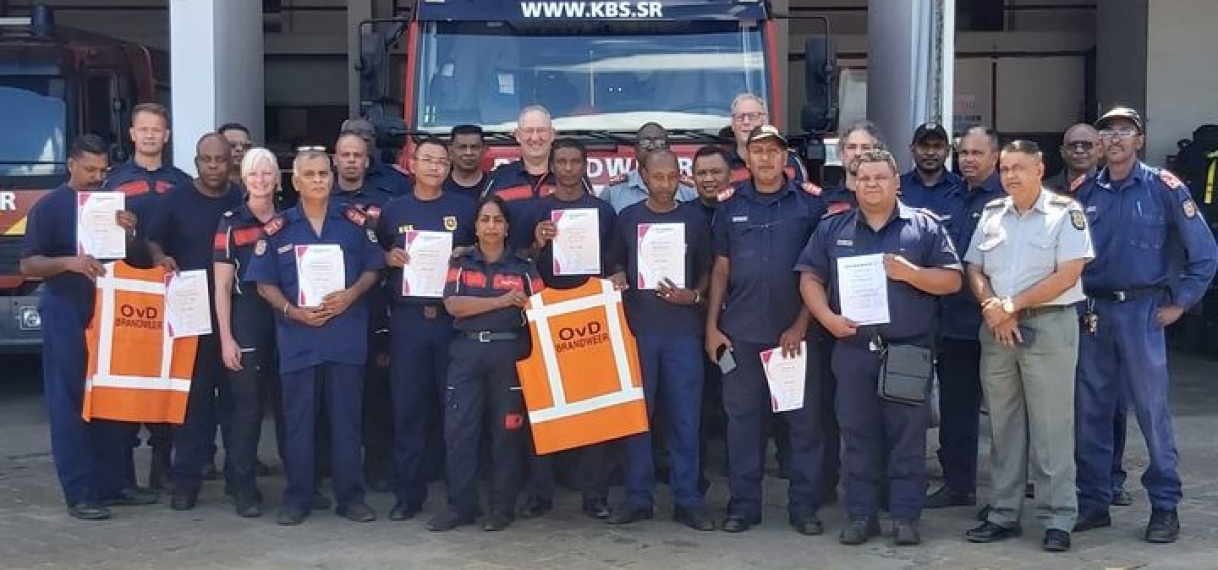 Brandweer Haaglanden verzorgt trainingen aan het KBS