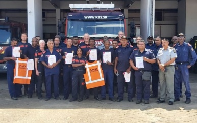 Brandweer Haaglanden verzorgt trainingen aan het KBS