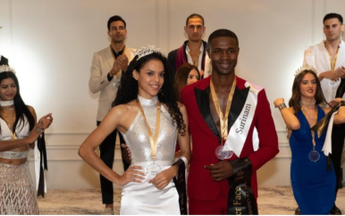 Suriname in de top vijf van landen in de ‘Top Model Of Universe competitie