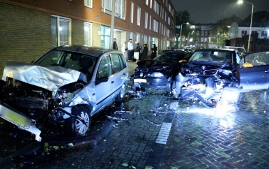 Ravage in Den Haag: vluchtende automobilist ramt vijf auto’s