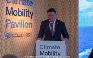 Minister Dasai: “Suriname pleitte tijdens COP 28 voor eerlijkheid ten opzichte van kwetsbare landen”