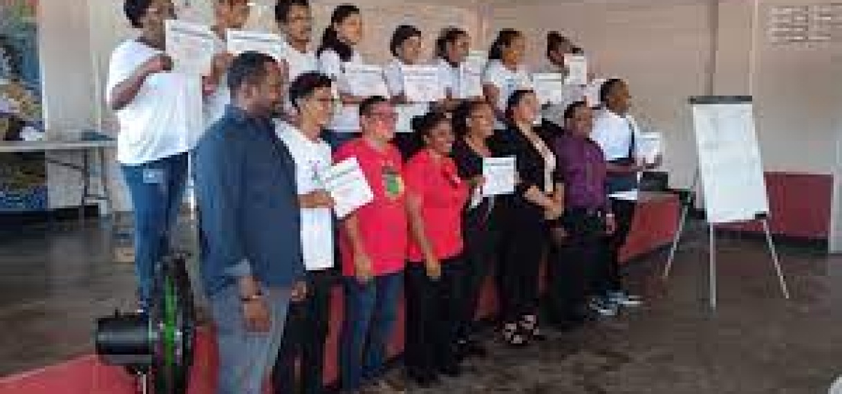 Certificaatuitreiking TCT/SHTTC te Bernharddorp