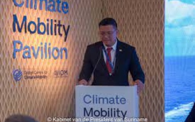 Minister Dasai: “Suriname omarmt Climate Mobility Initiative”
