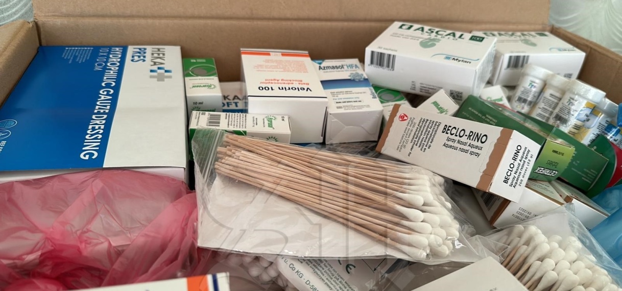 Coronie voorzien van medicijnen