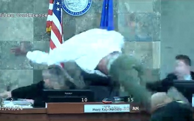 Man vliegt op rechter af na veroordeling in Las Vegas