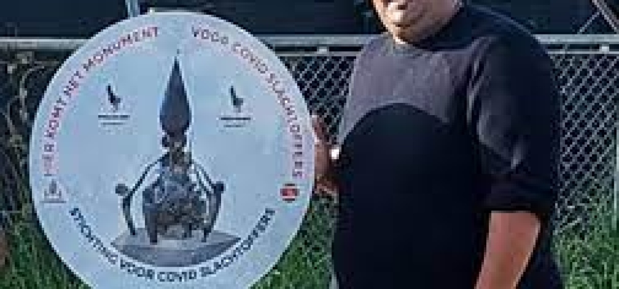 Gedenk-monument voor COVID-19 slachtoffers in de maak