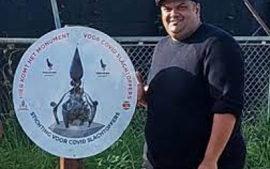 Gedenk-monument voor COVID-19 slachtoffers in de maak