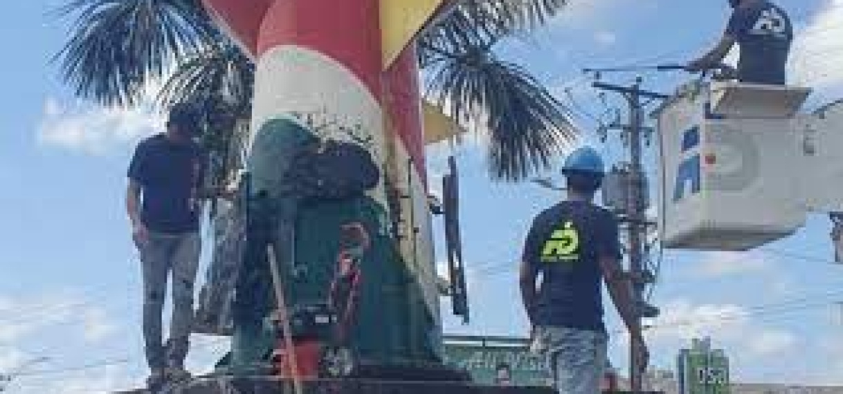 Millennium monument in Lelydorp ondergaat een transformatie