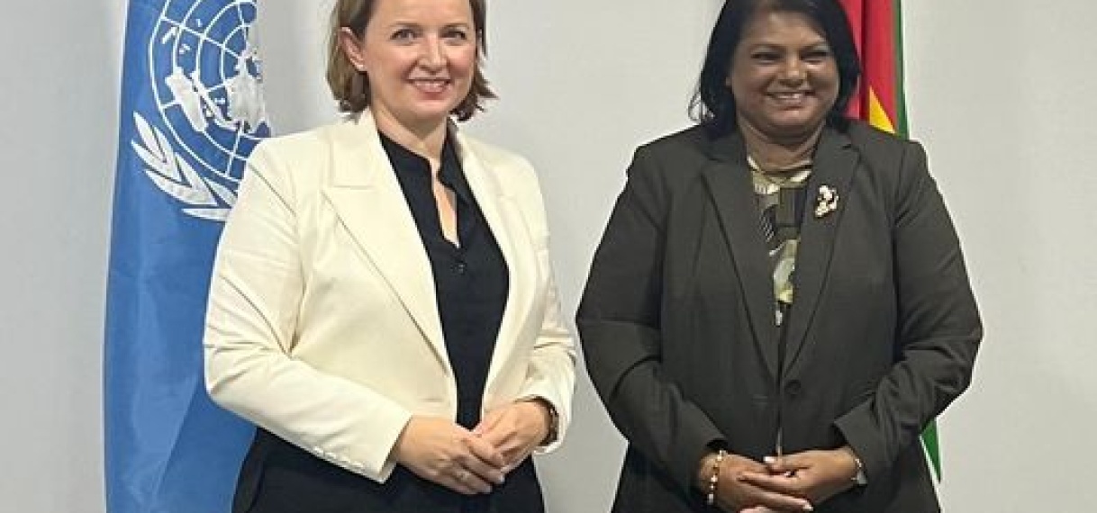 “VN-coördinator en minister van Defensie van Suriname bespreken langetermijnvisie voor inclusieve ontwikkeling”