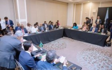 Trilateraal overleg tussen Suriname, Brazilië en Guyana voor versterking van samenwerking