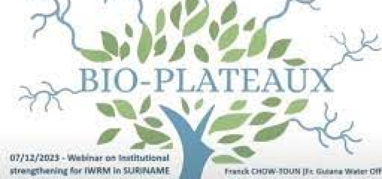 Succesvol webinar benadrukt belang van geïntegreerd waterbeheer in Suriname