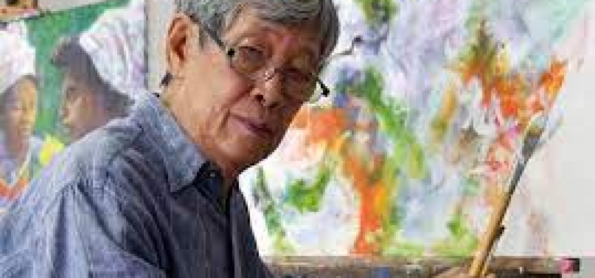 Kunstenaar Paul Woei overladen