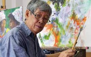 Kunstenaar Paul Woei overladen