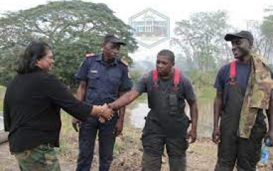 Ministeriële steun in Wageningen na bosbrand
