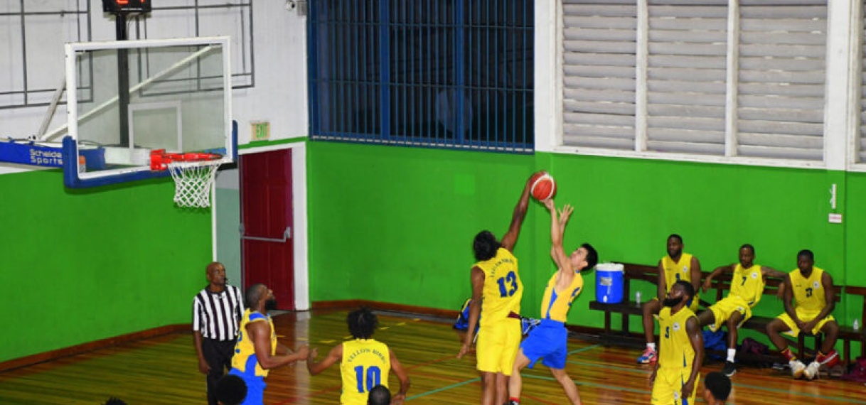 Tweede winstpartij Yellow Birds in basketbalcompetitie