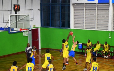 Tweede winstpartij Yellow Birds in basketbalcompetitie