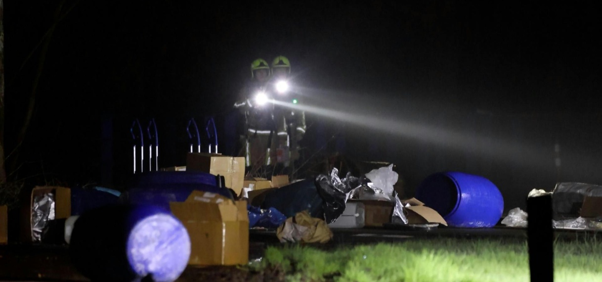 Straat vol drugsafval na dumping in Haarlemmermeer