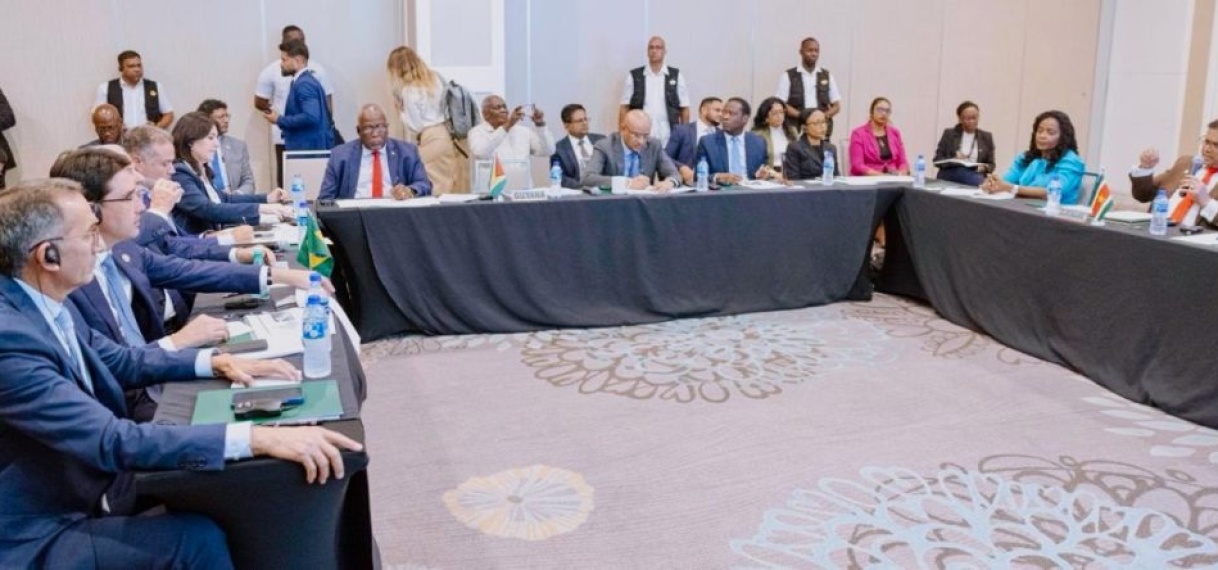 Gezamenlijke verklaring van de presidenten van de Republiek Suriname, de Coöperatieve Republiek Guyana en de Federatieve Republiek Brazilië